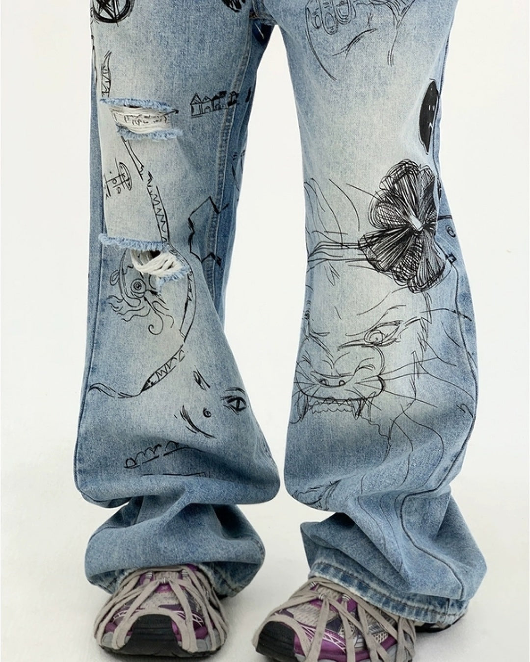 RAKUGAKIデニムパンツ SL367