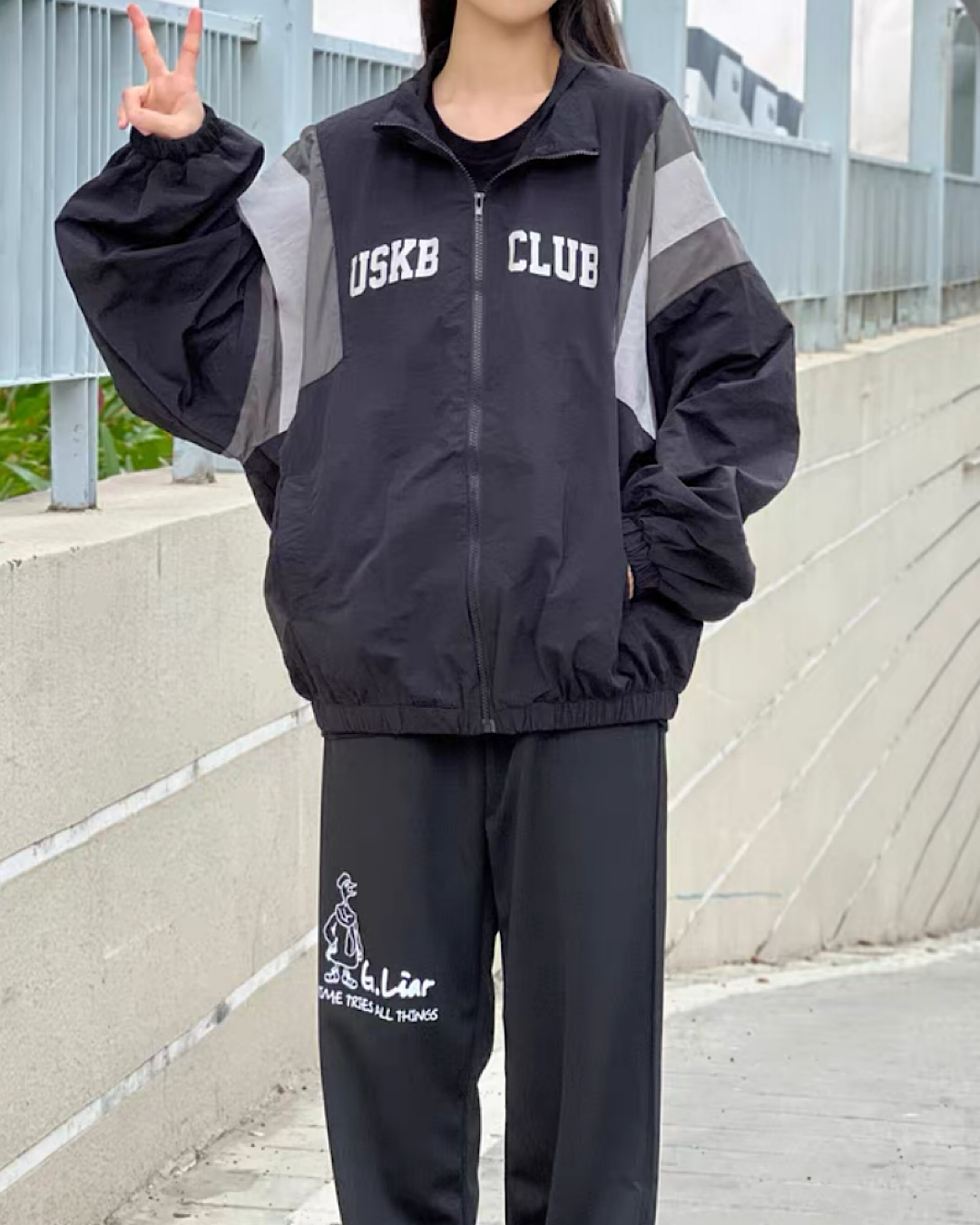 "USKBCLUB"ジップアップジャケット SL022