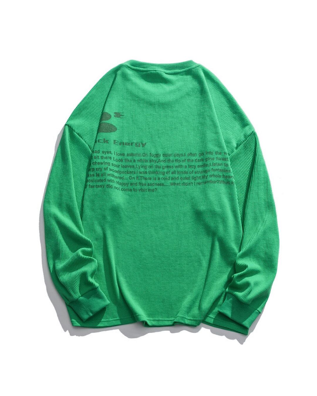 ロゴプリントサーマルロングTシャツ SL009