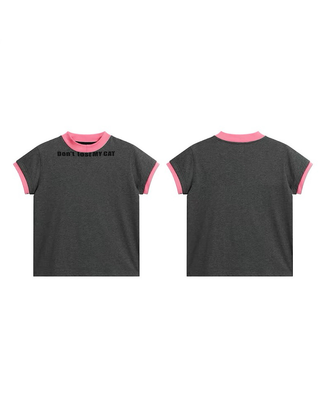 コントラストカラーボトルネックTシャツ SL696