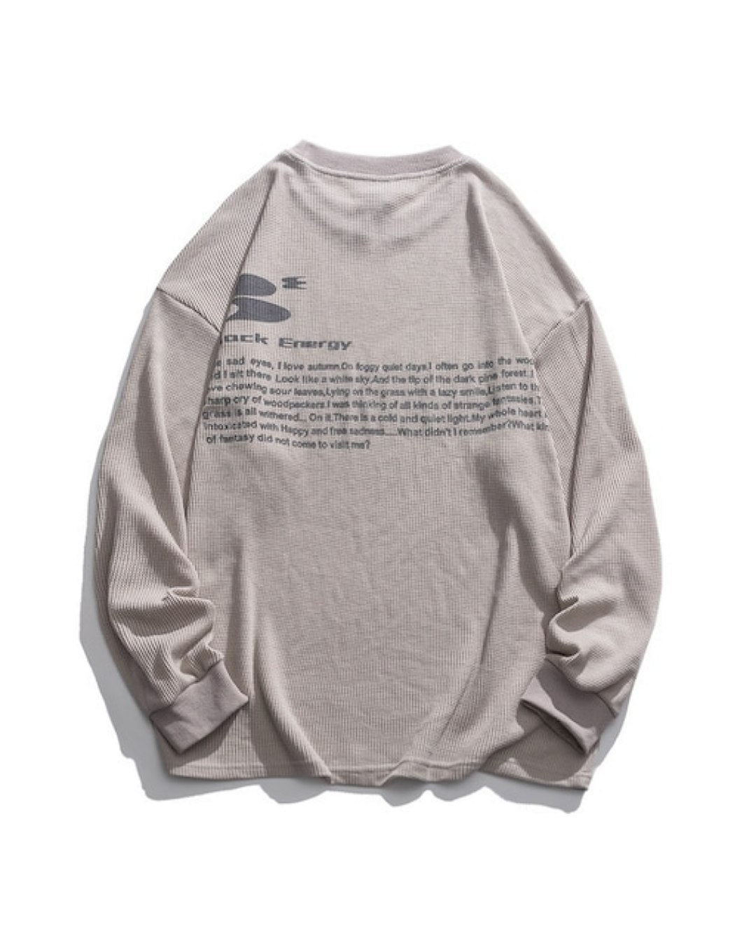 ロゴプリントサーマルロングTシャツ SL009
