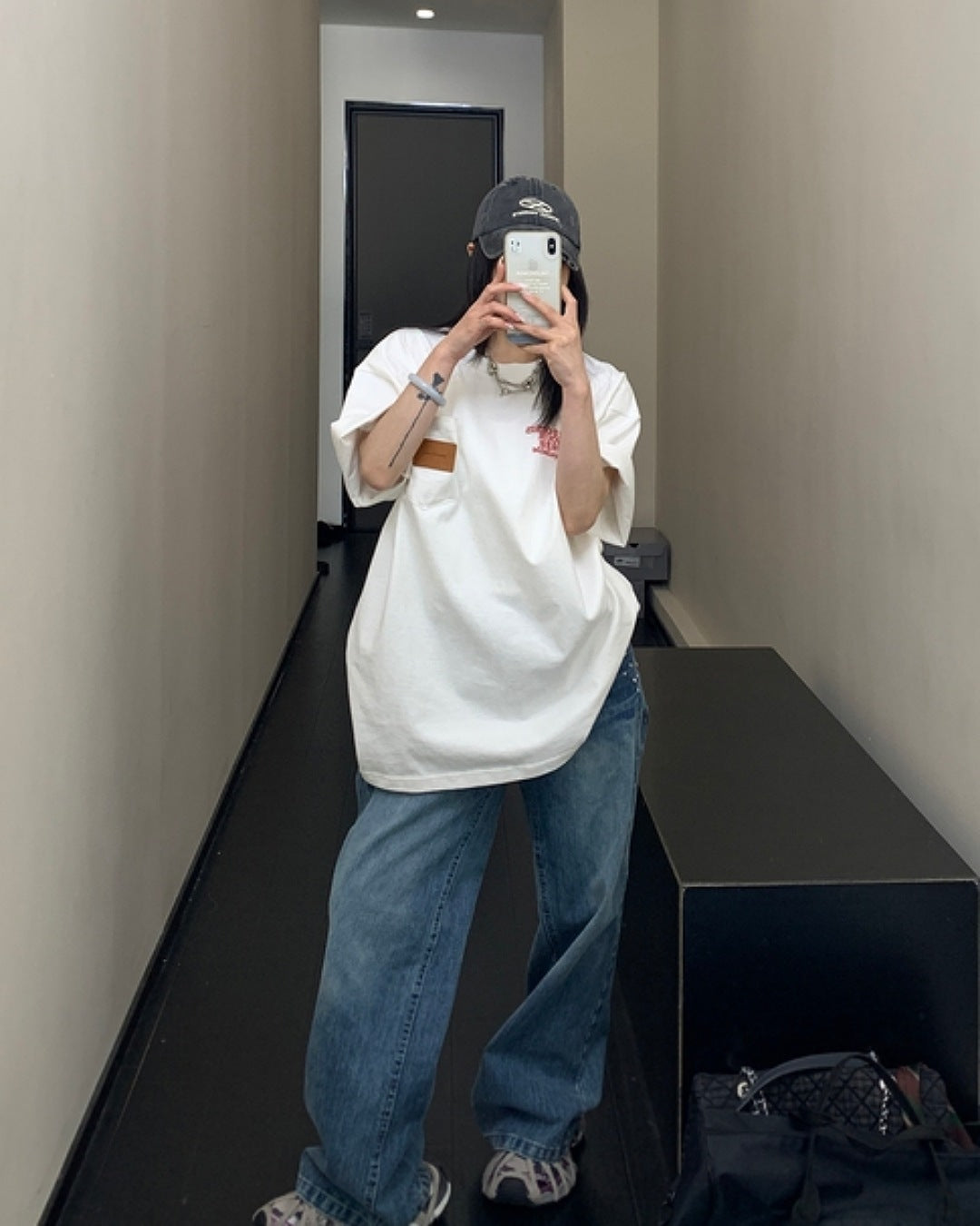 ポケットパッチロゴTシャツ SL561