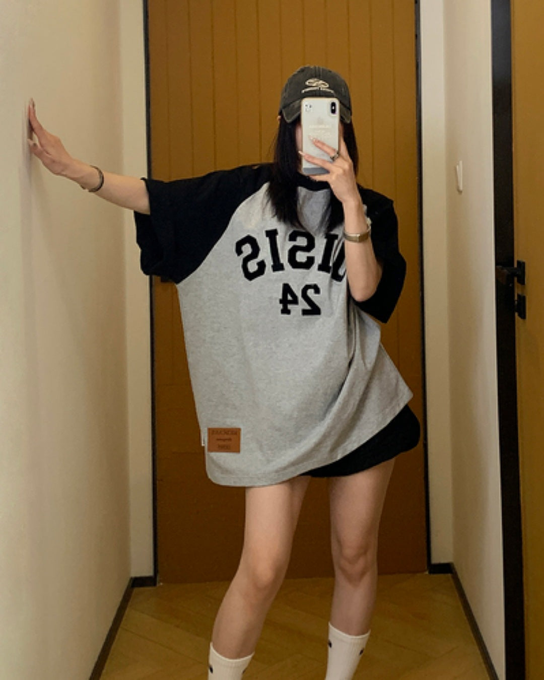 ナンバリングラグランTシャツ SL565
