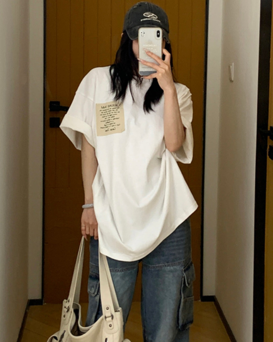 タグレタープリントTシャツ SL566
