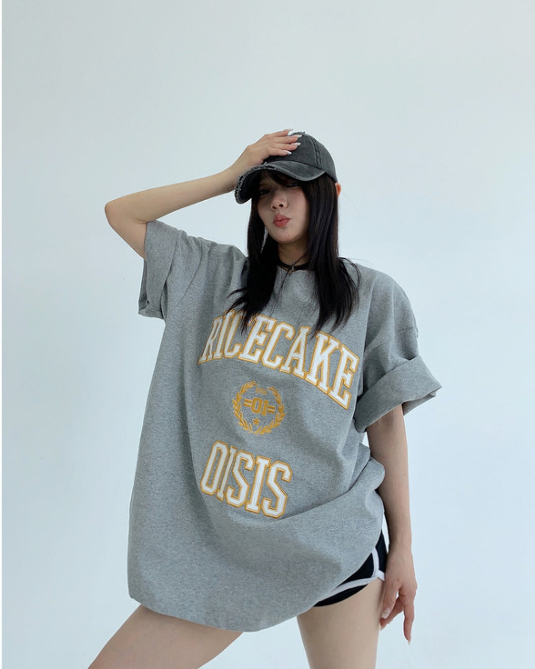 パッチワークロゴTシャツ SL589