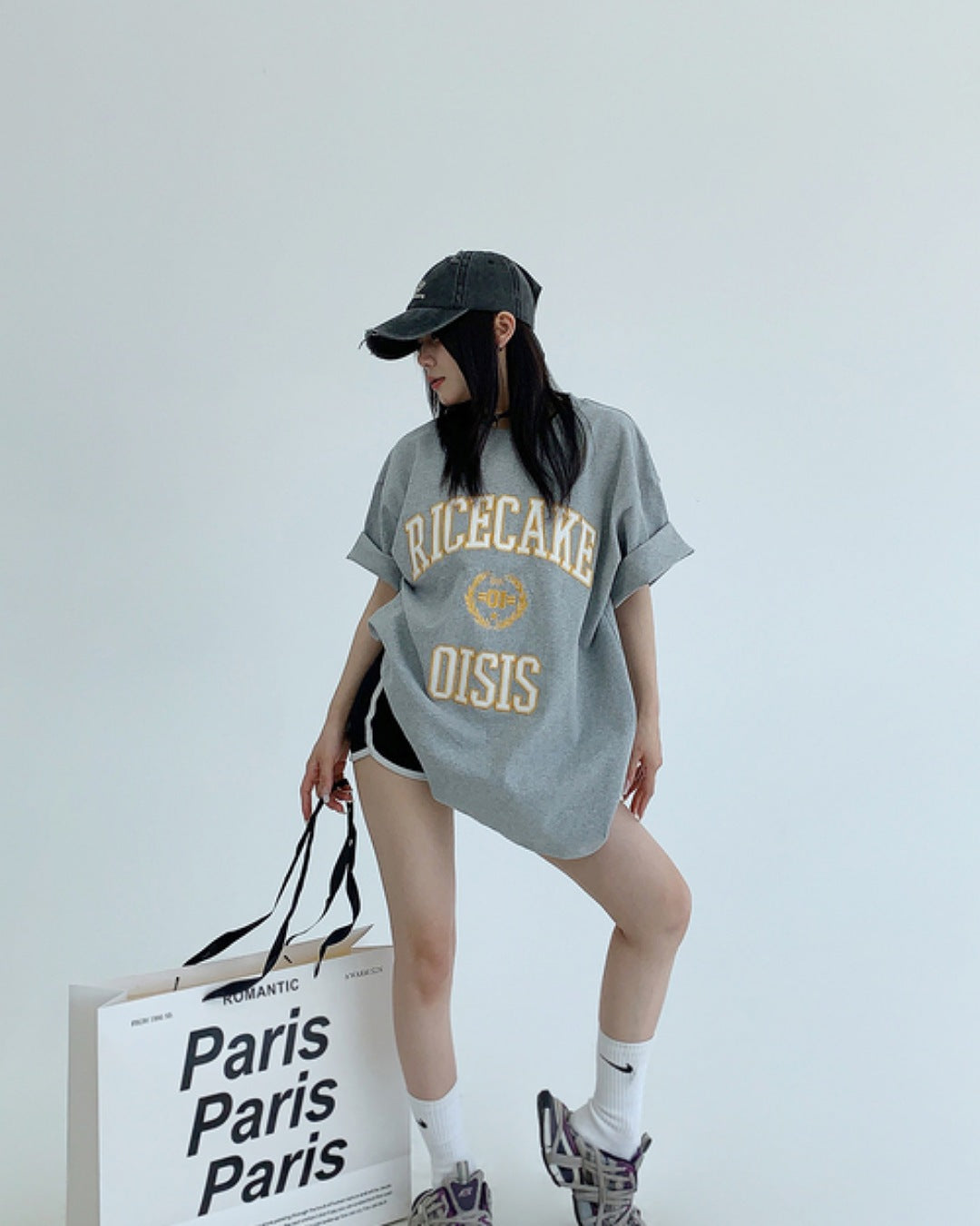パッチワークロゴTシャツ SL589