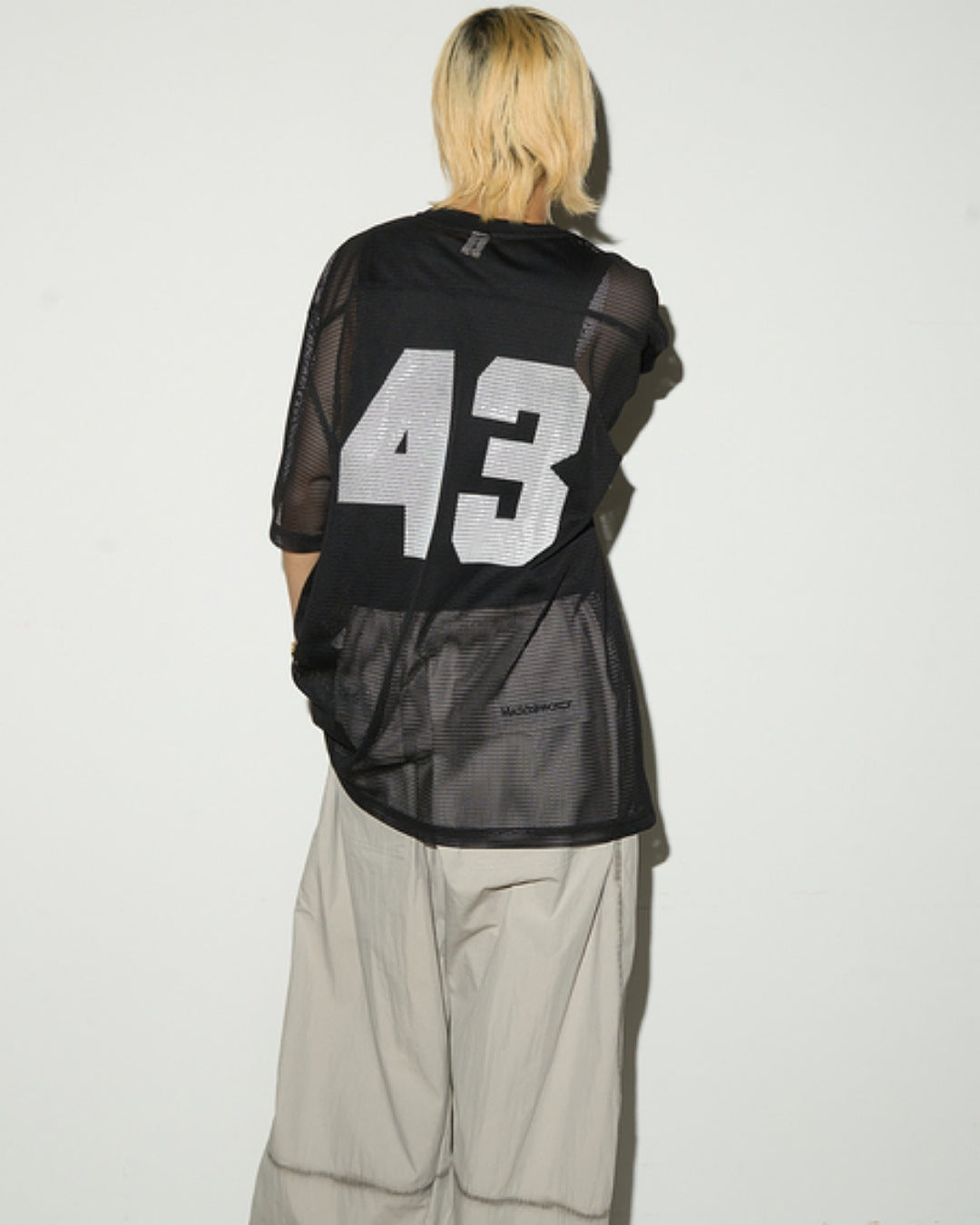 メッシュロゴプリントTシャツ SL634