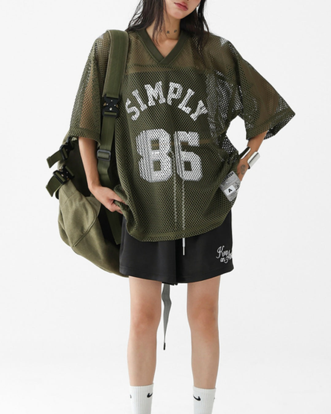 ナンバリングメッシュTシャツ SL636