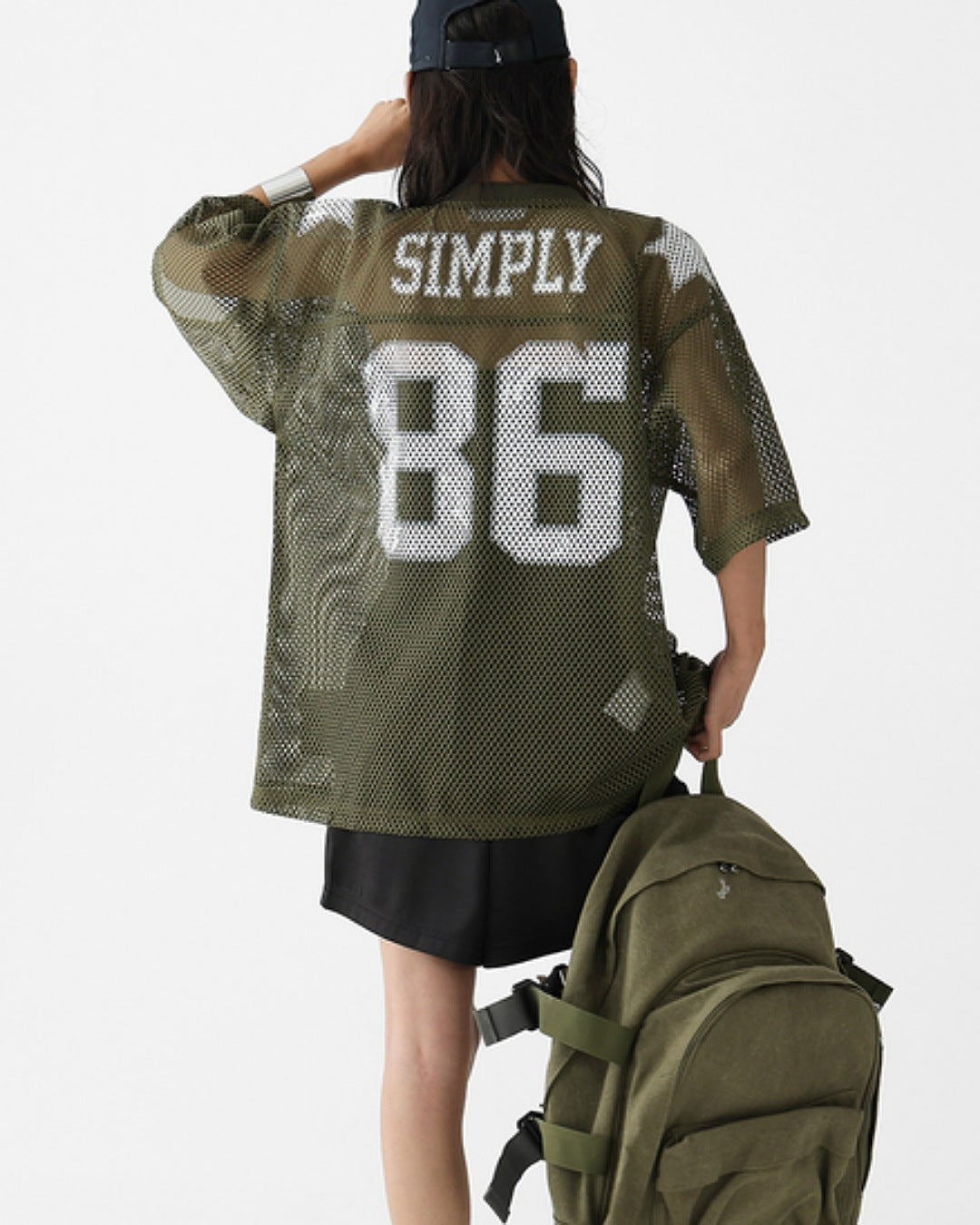 ナンバリングメッシュTシャツ SL636