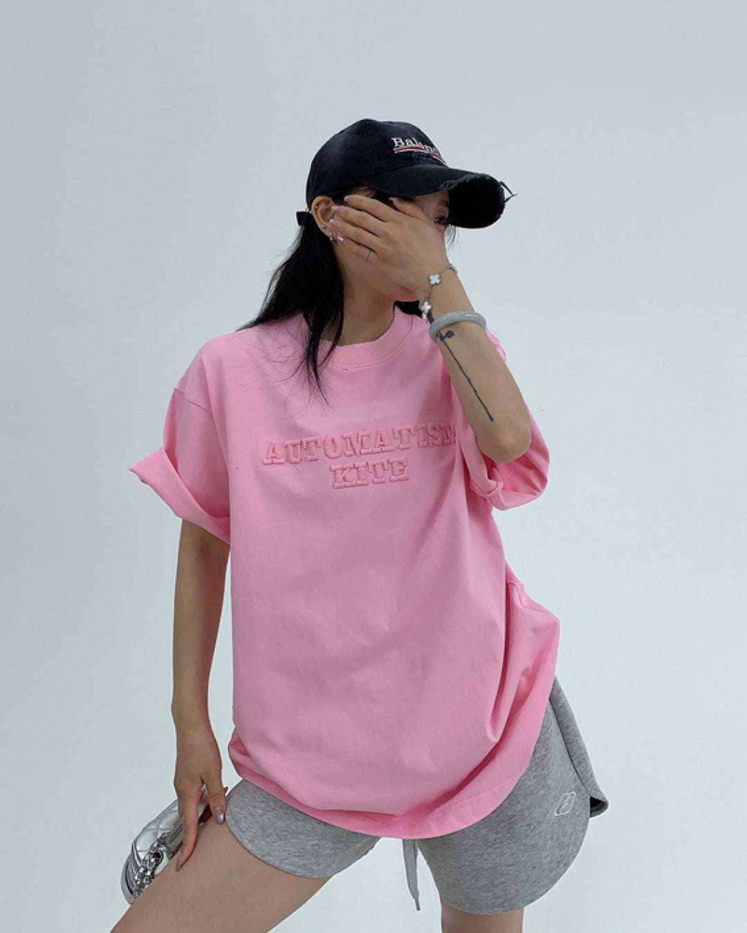 エンボスロゴTバックタグTシャツ SL651