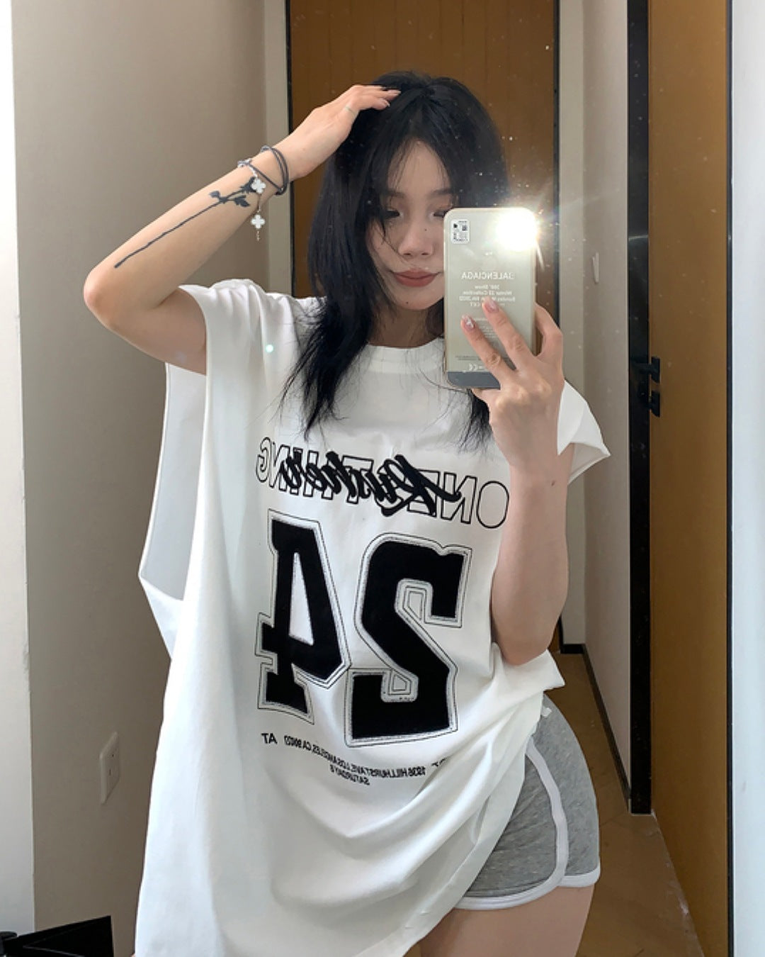 ナンバリングフレンチスリーブTシャツ SL662