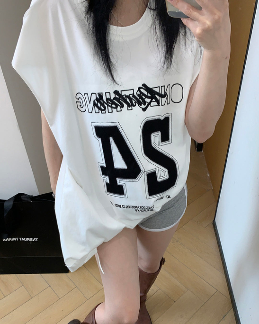 ナンバリングフレンチスリーブTシャツ SL662