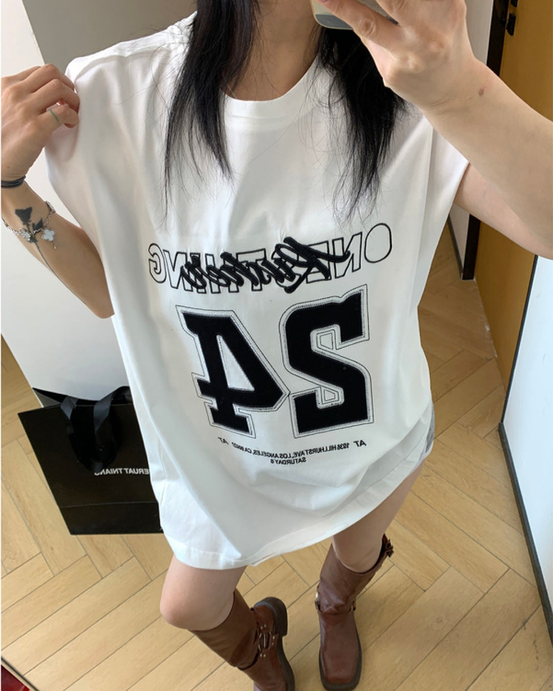 ナンバリングフレンチスリーブTシャツ SL662