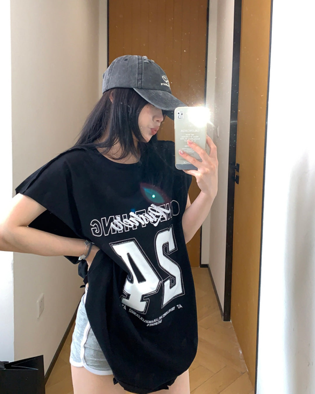 ナンバリングフレンチスリーブTシャツ SL662