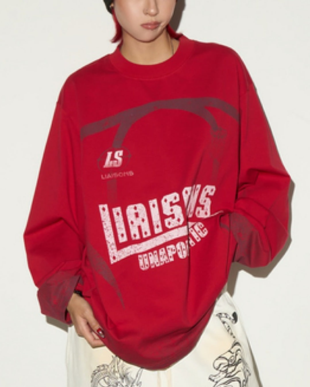 ヴィンテージライクプリントTシャツ SL756
