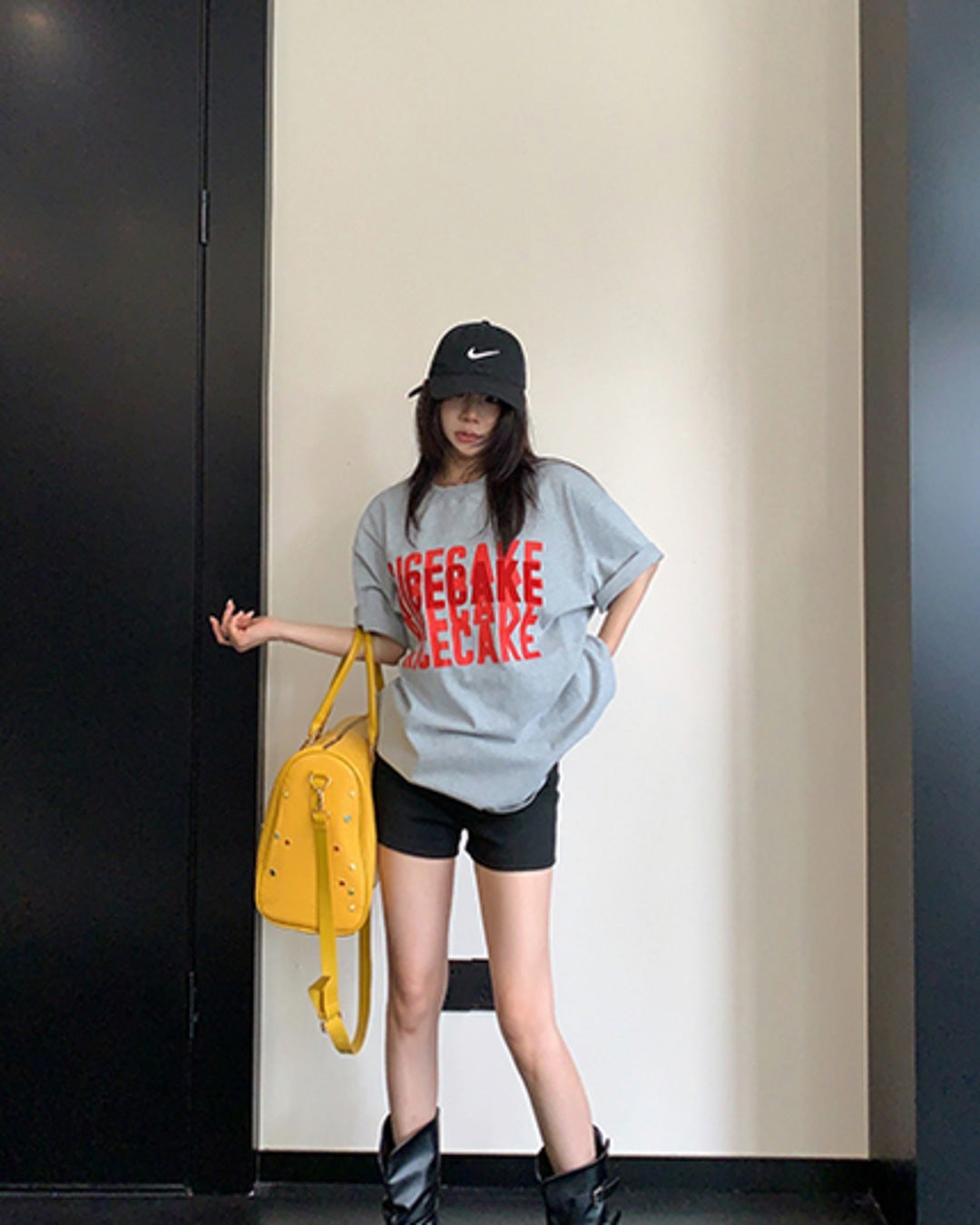 ロゴデザインTシャツ SL887