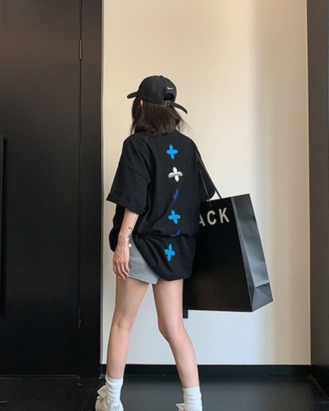 フラワーワッペンTシャツ SL888