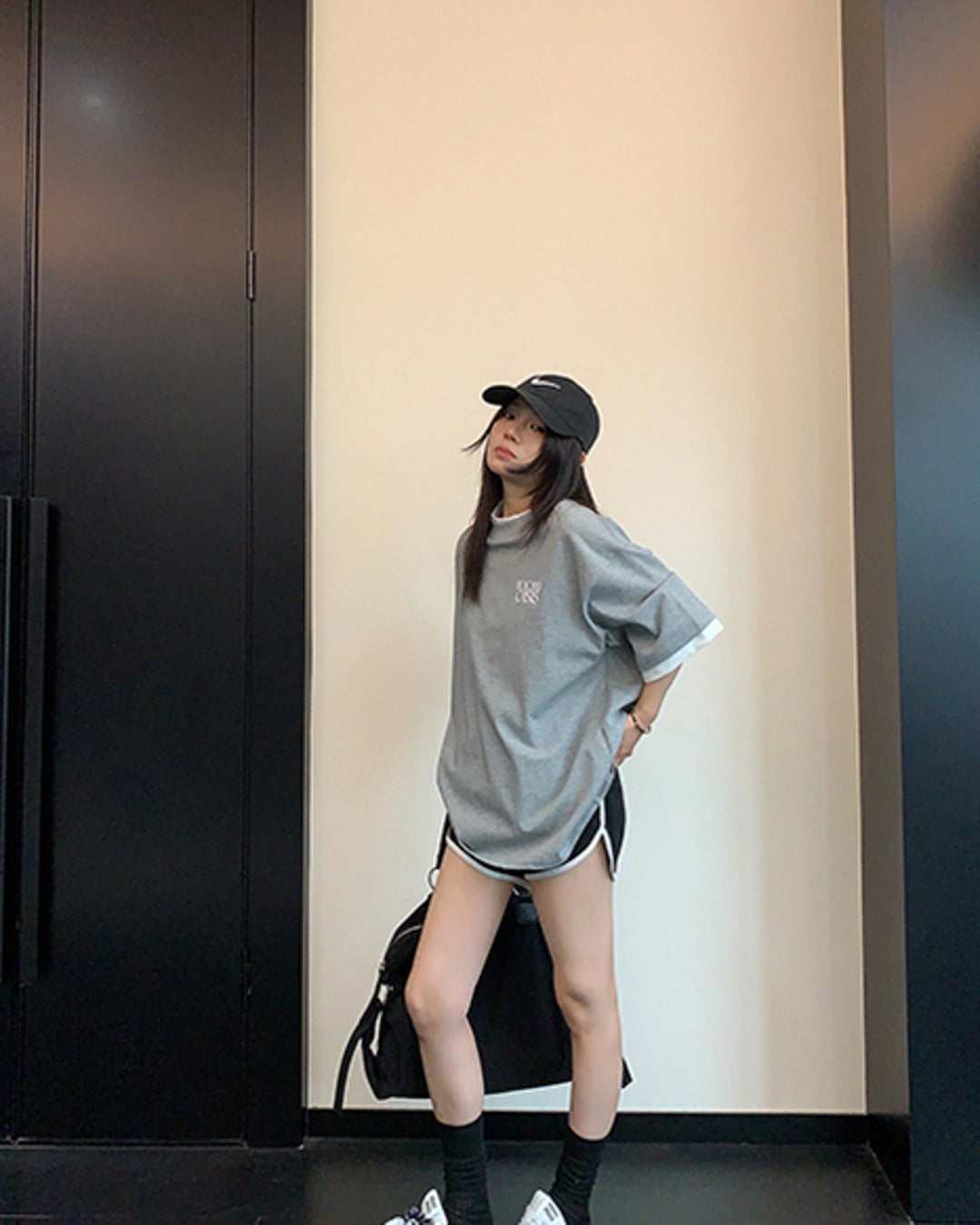 レイヤードライクTシャツ SL923