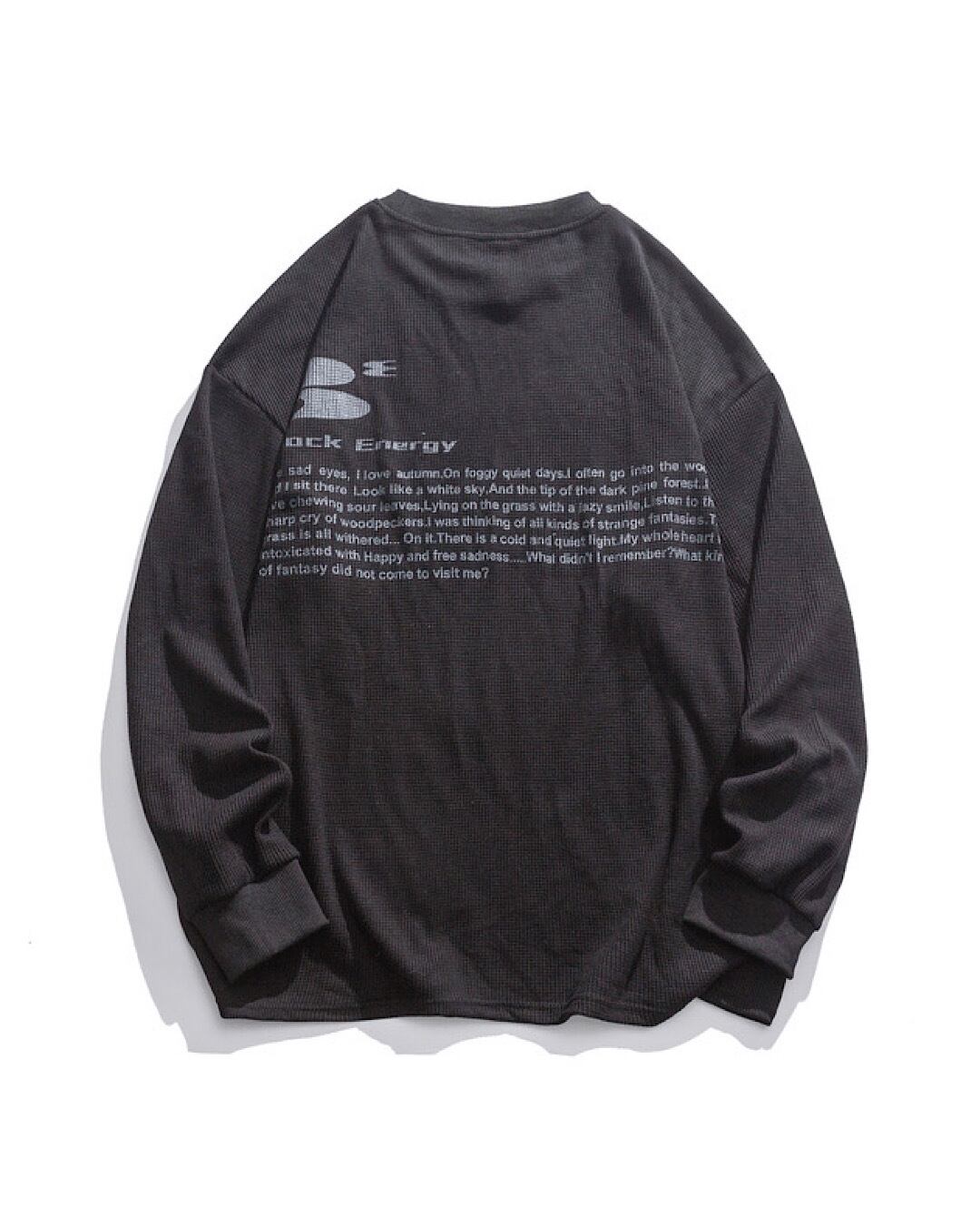 ロゴプリントサーマルロングTシャツ SL009