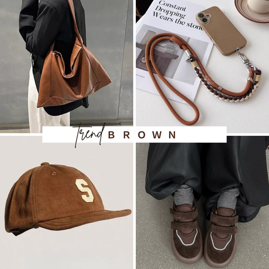 「秋冬のトレンドカラーはブラウン！！」