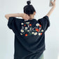 エンブロイダリーフラワーTシャツ SL134