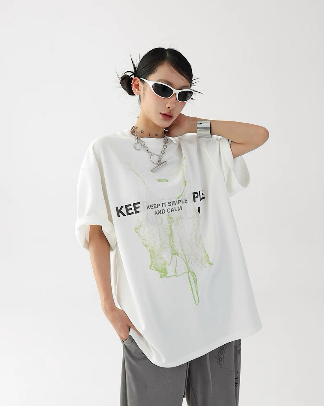 クリエイティブプリントＴシャツSL855