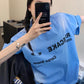 フロントロゴダメージ加工Tシャツ  SL248