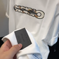 レースデザインロゴTシャツ SL925