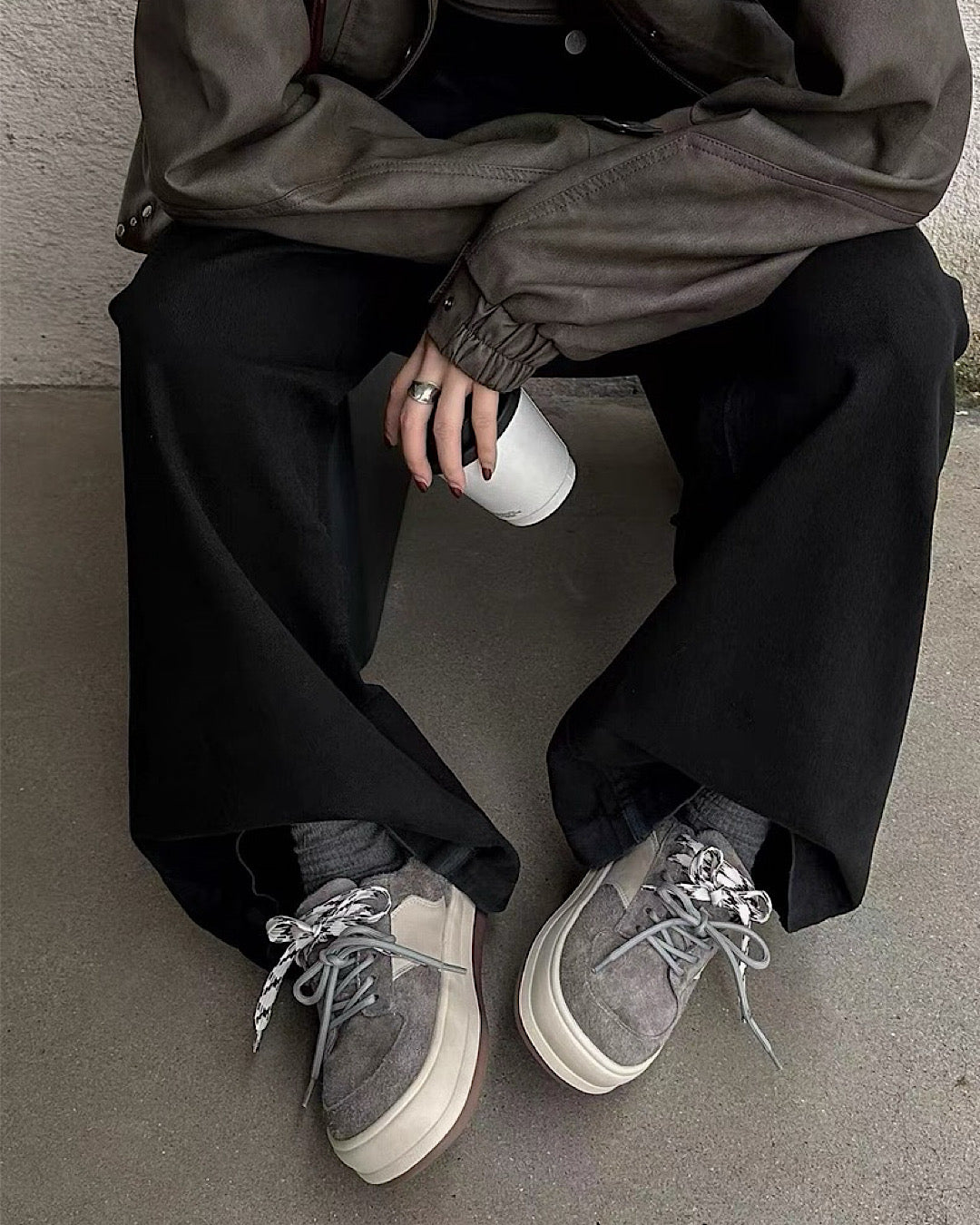 プラットフォームスニーカー SL718