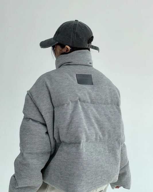 スタンドカラーパデットジャケット SL795