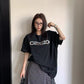 レースデザインロゴTシャツ SL925