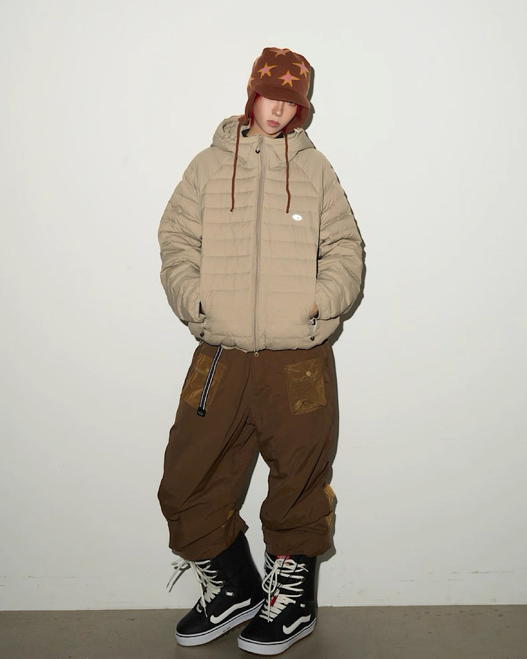 カラーブロックダウンパンツ SL805