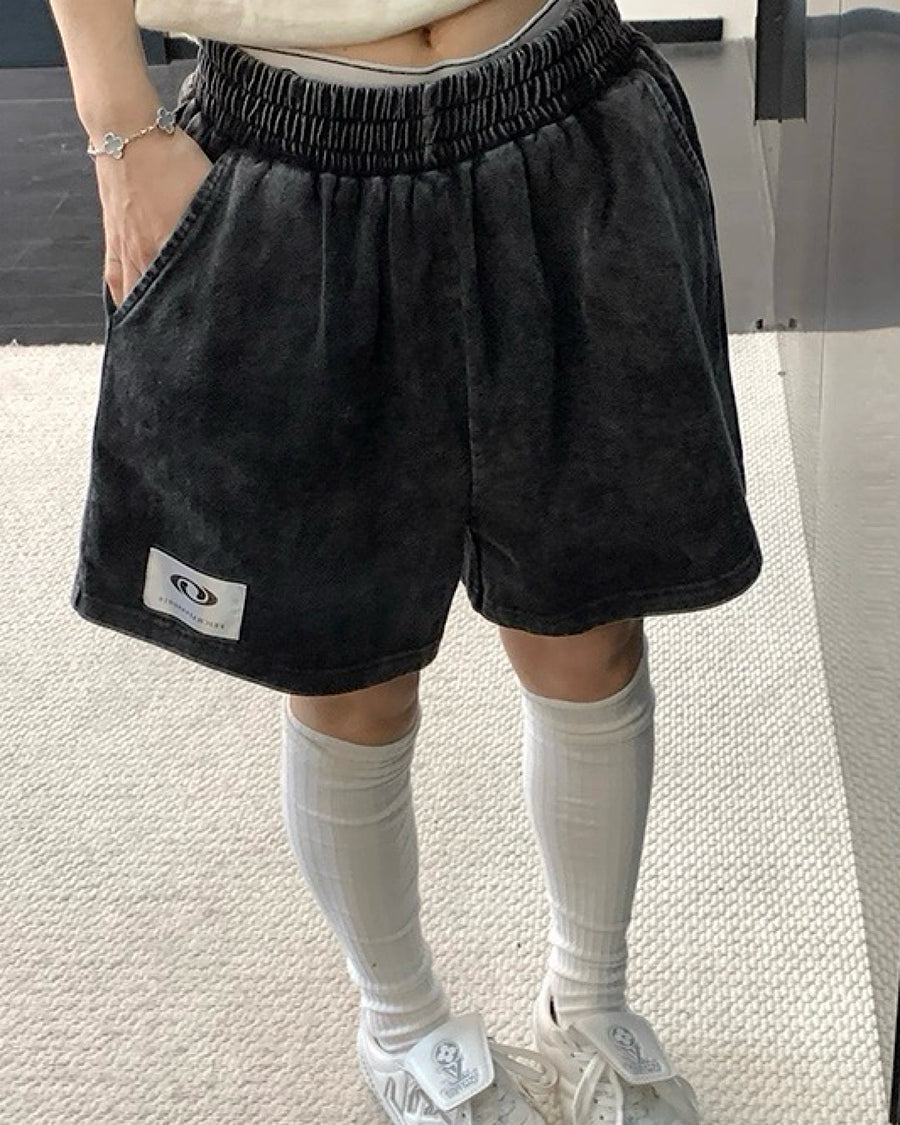 ロゴタグショートパンツ SL872