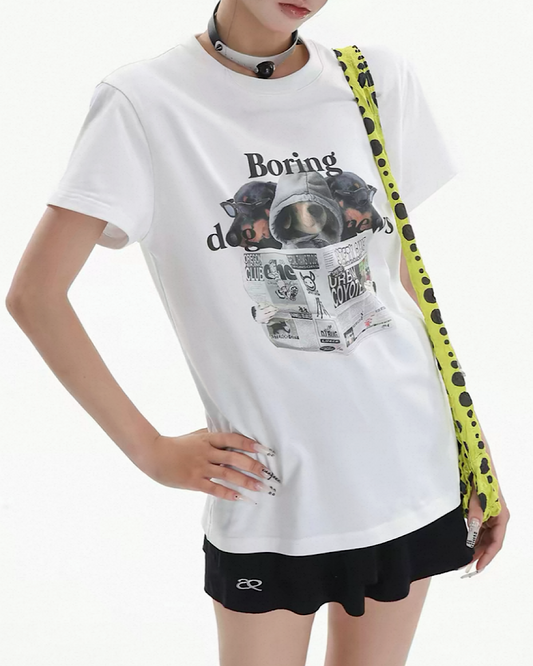 ピクチャープリントTシャツ SL882