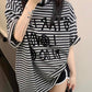レタリングボーダーTシャツ SL185