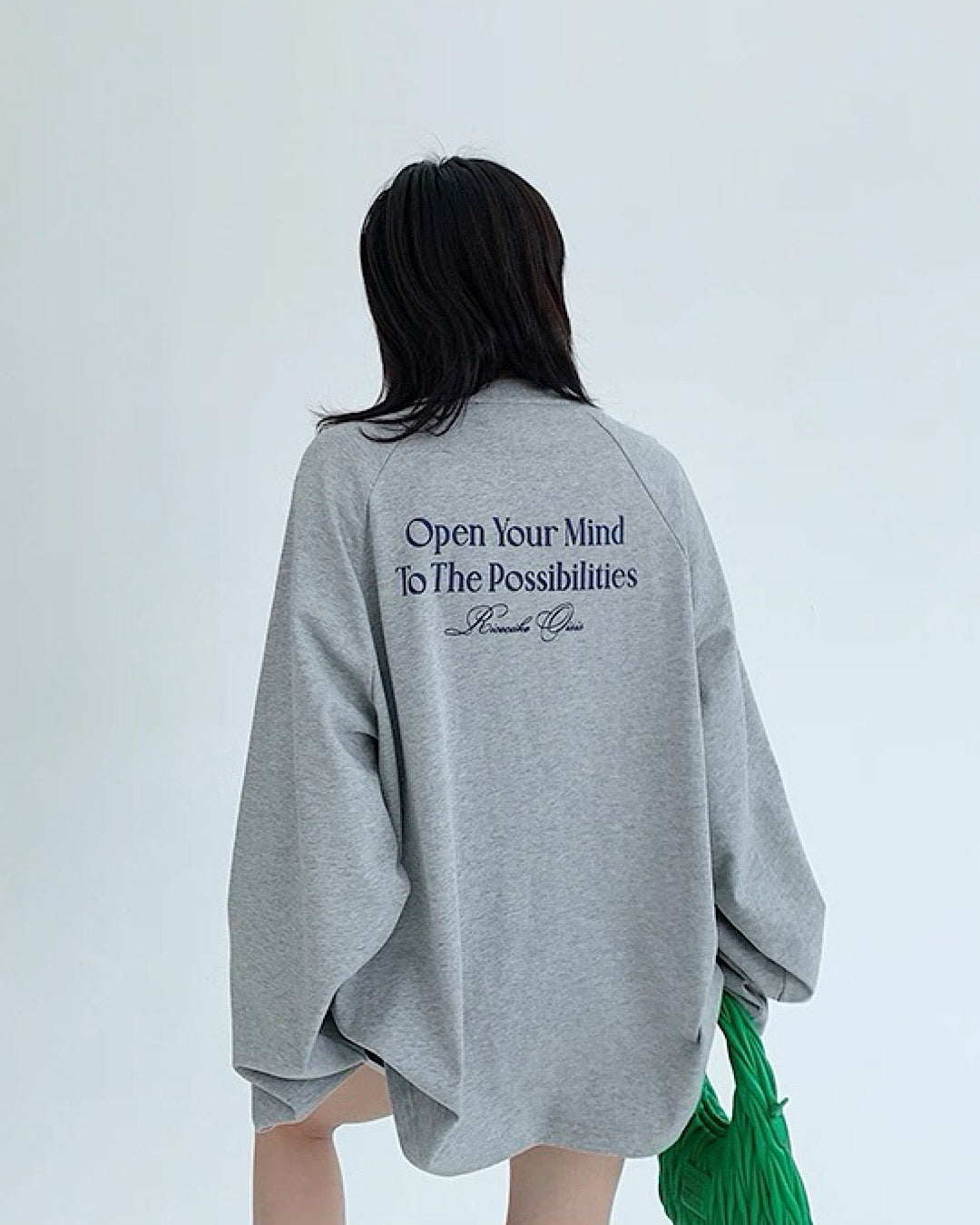 バックプリントルーズロングTシャツ SL748