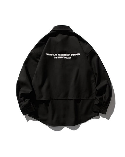 バックプリントオーバーサイズシャツ SL001