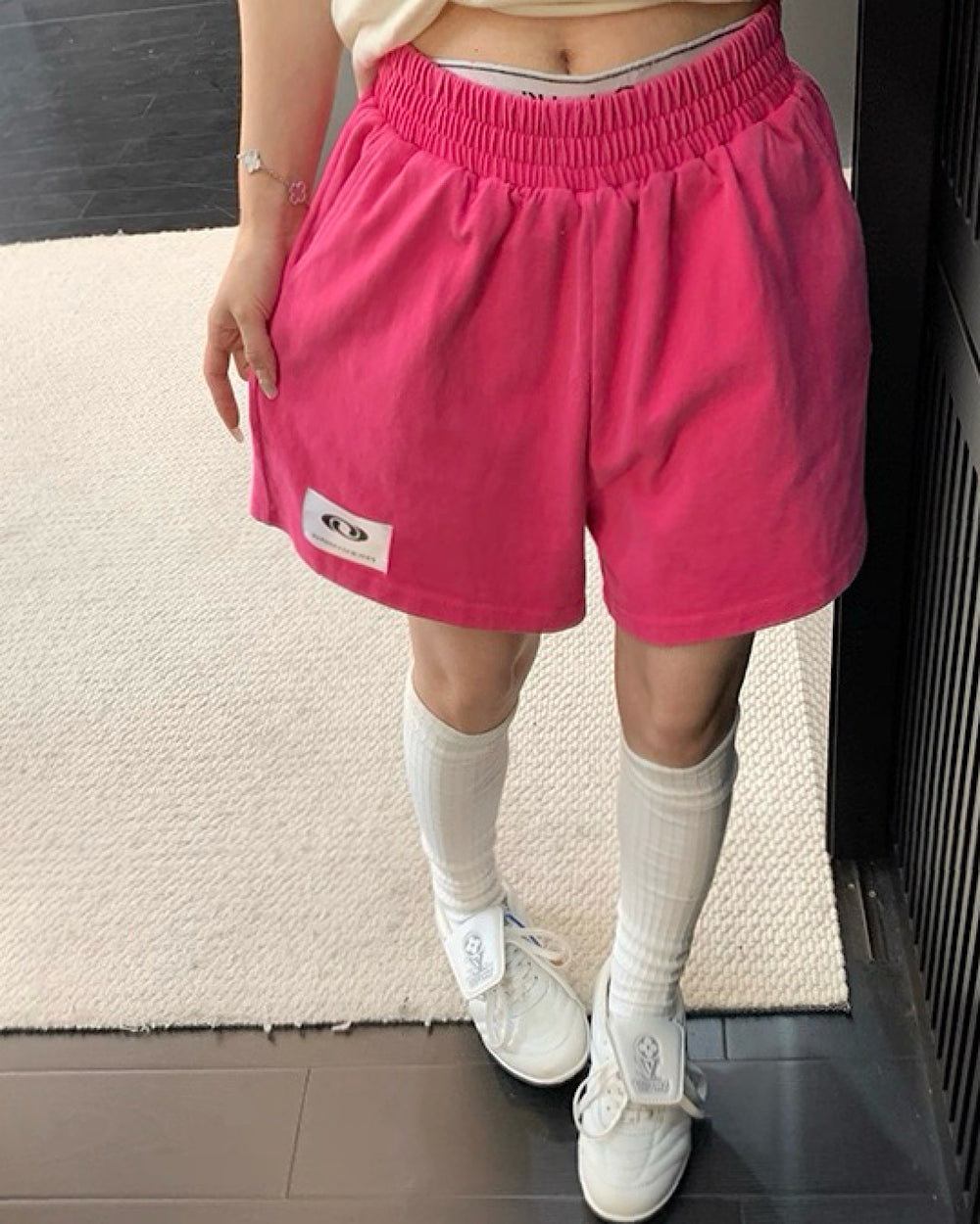 ロゴタグショートパンツ SL872