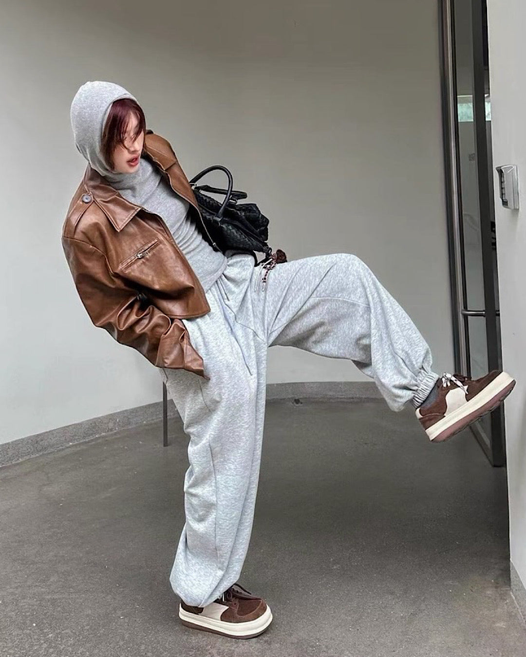 プラットフォームスニーカー SL718