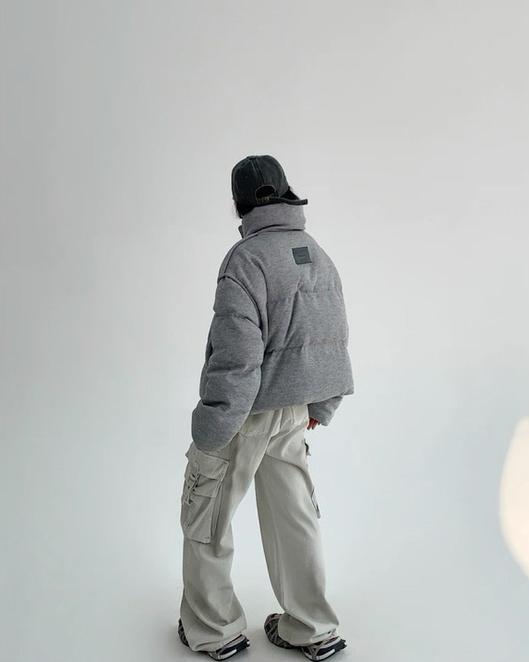 スタンドカラーパデットジャケット SL795