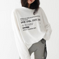 ラウンドネックプリントロングTシャツ SL744