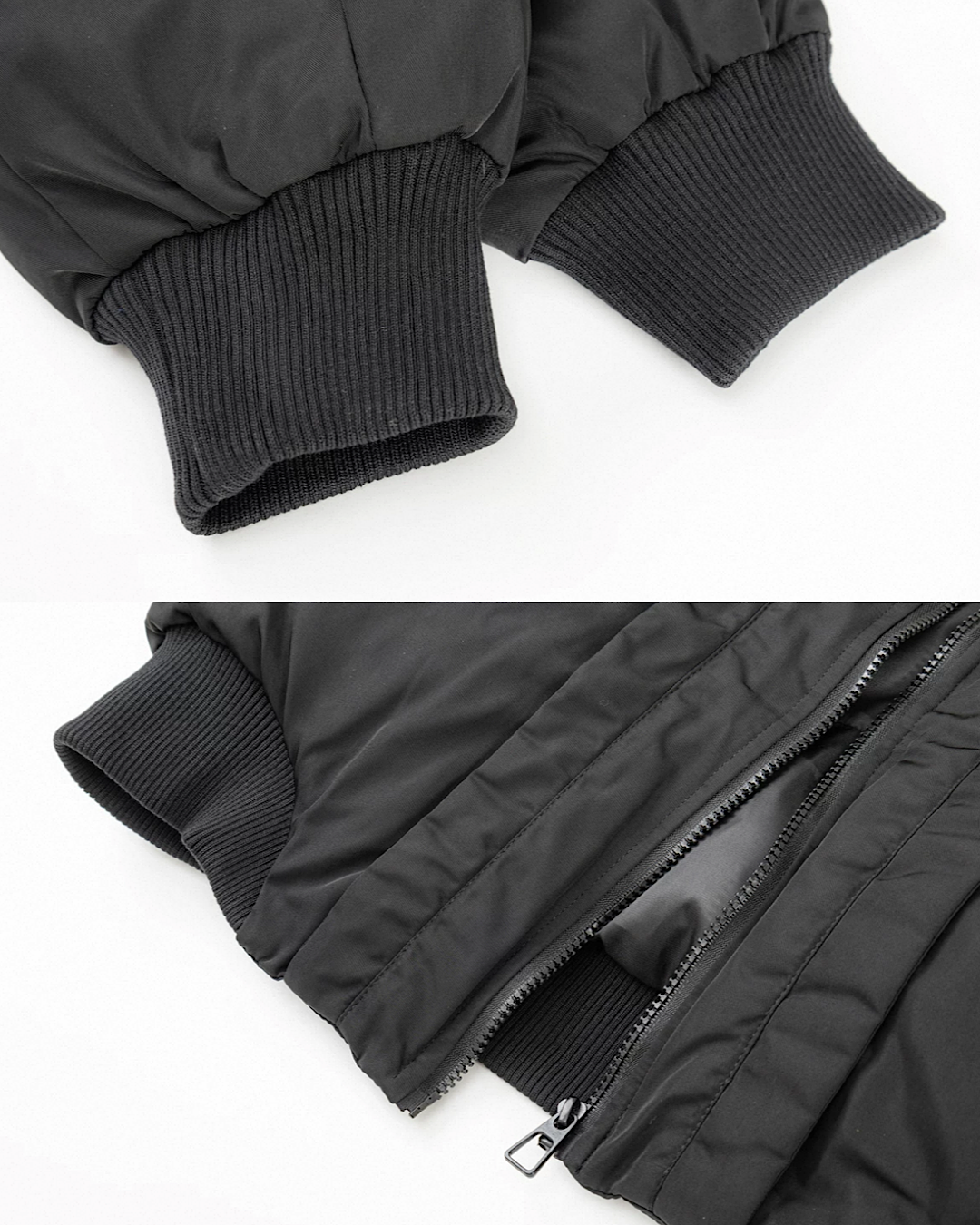 ジップアップ中綿ブルゾン M014