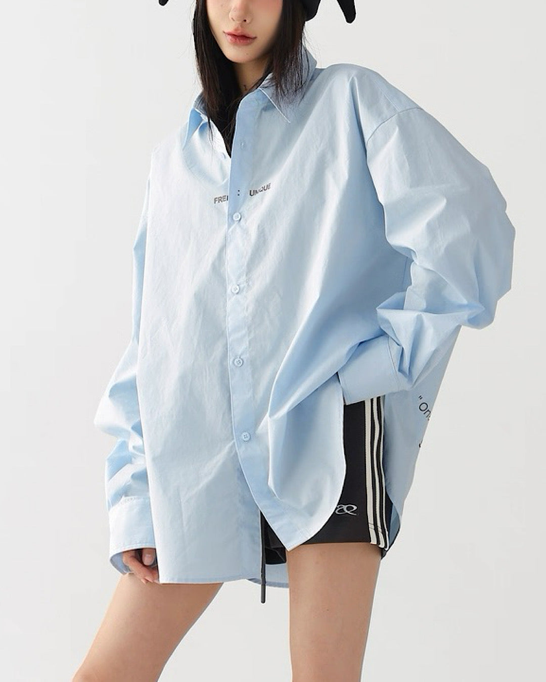 バックプリントロングスリーブシャツ SL852