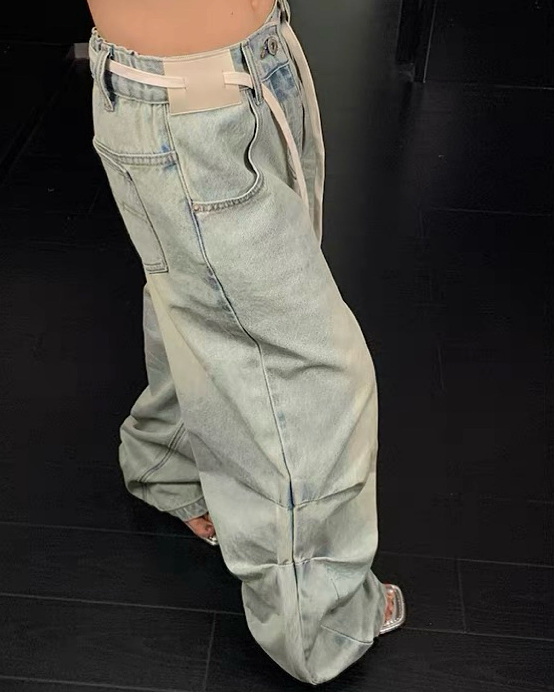 ウォッシュデニムパンツ SL980