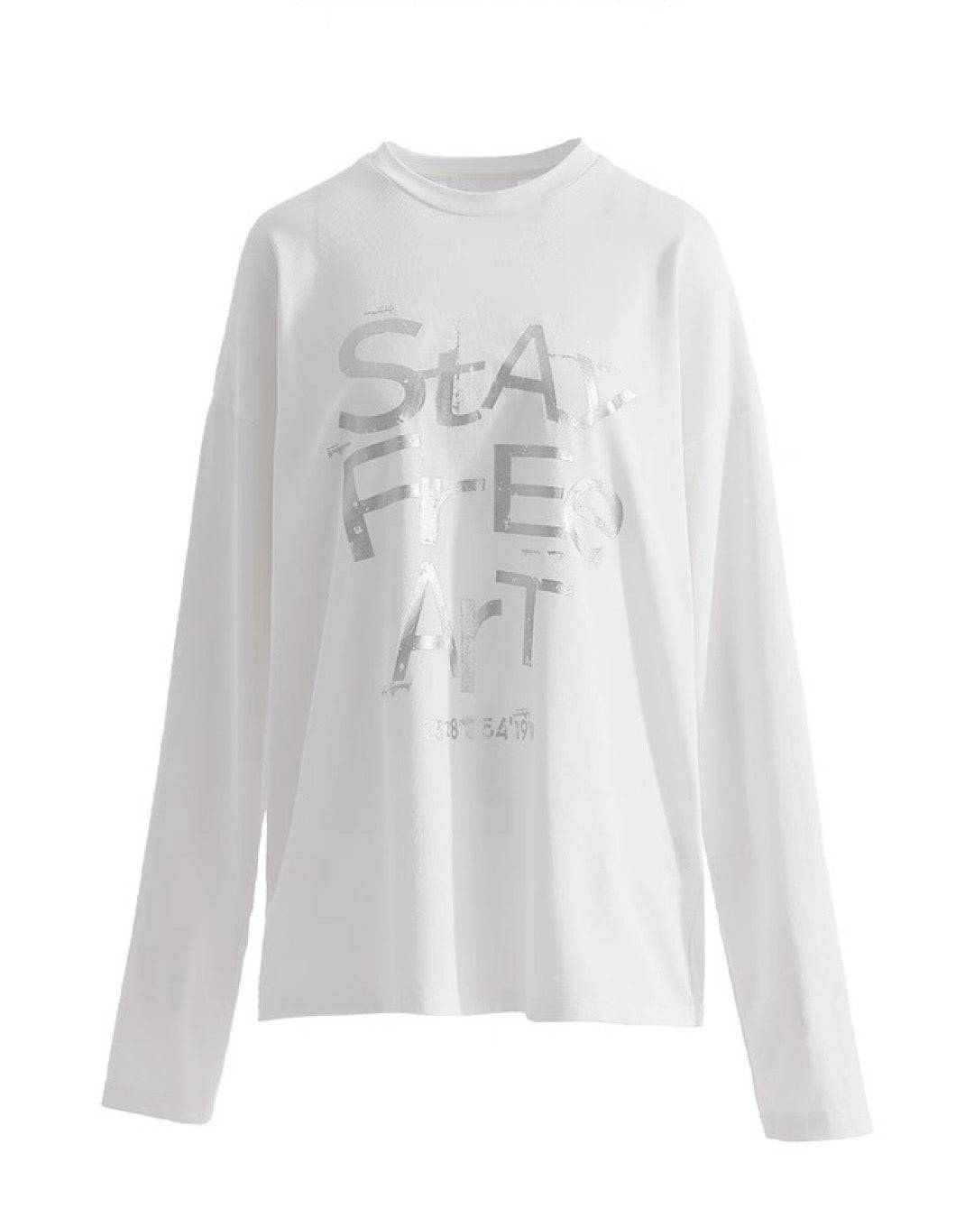 フロントプリントロングTシャツ SL743