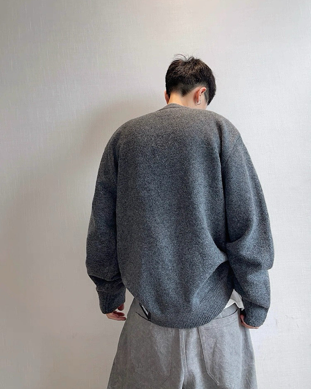 ダブルボタンカーディガン M033