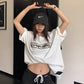 レースデザインロゴTシャツ SL925