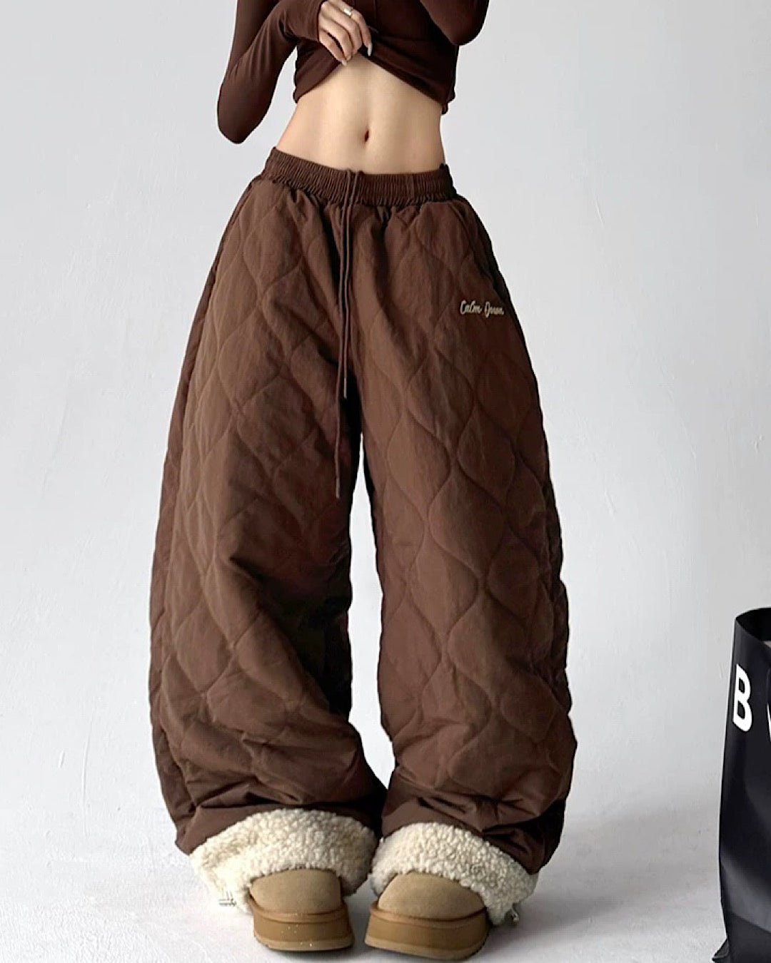 キルティングボアパンツ SL809