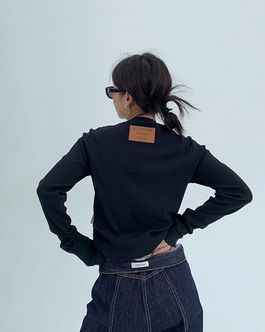 パッチロゴショート丈カットソー SL704