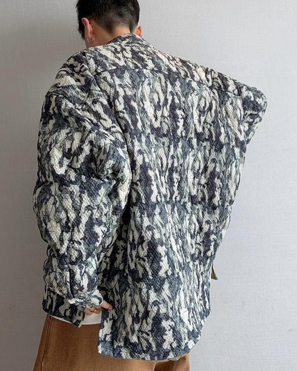 カモフラージュキルティングジャケット M037